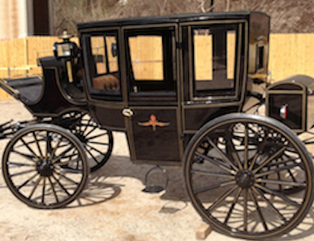 wedding brougham horse carriage